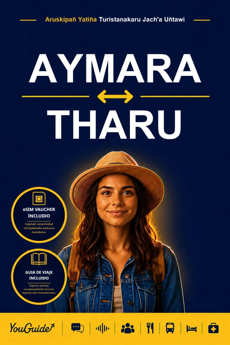 Portada: The Language Guide for Travelers - Aymara to Tharu