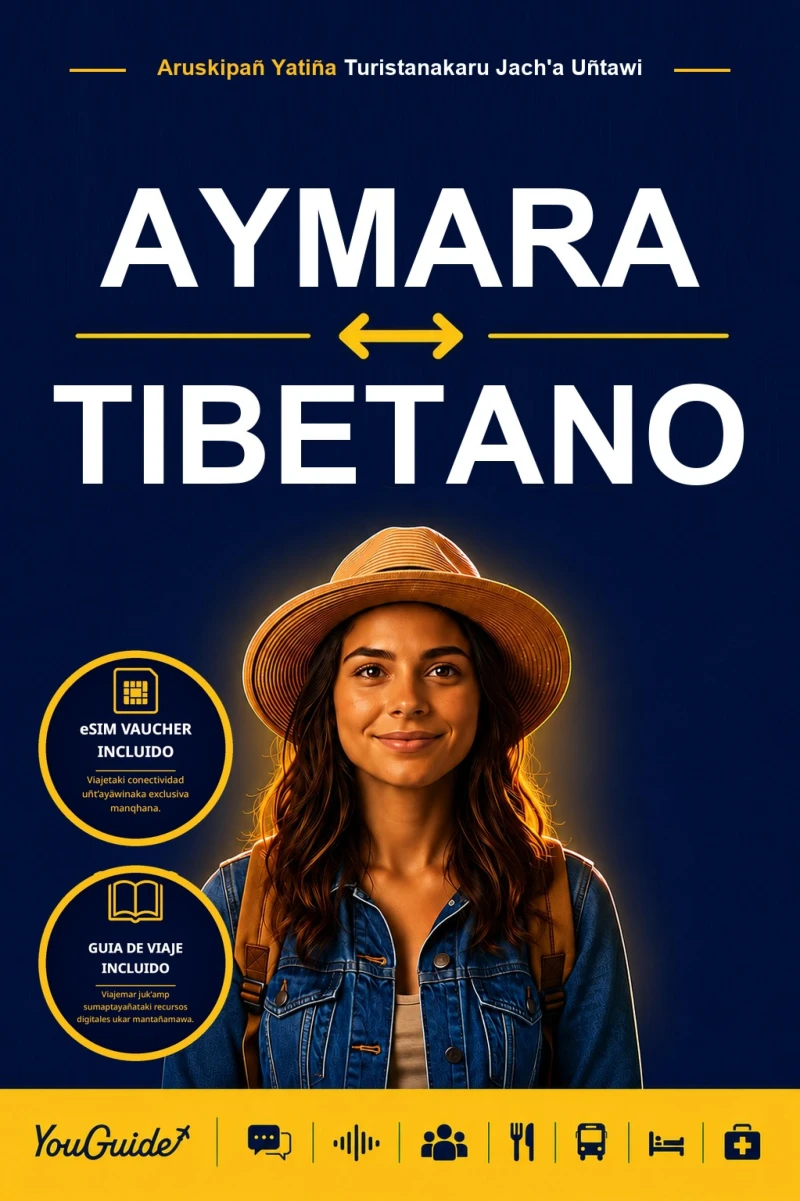Portada: The Language Guide for Travelers - Aymara to Tibetan