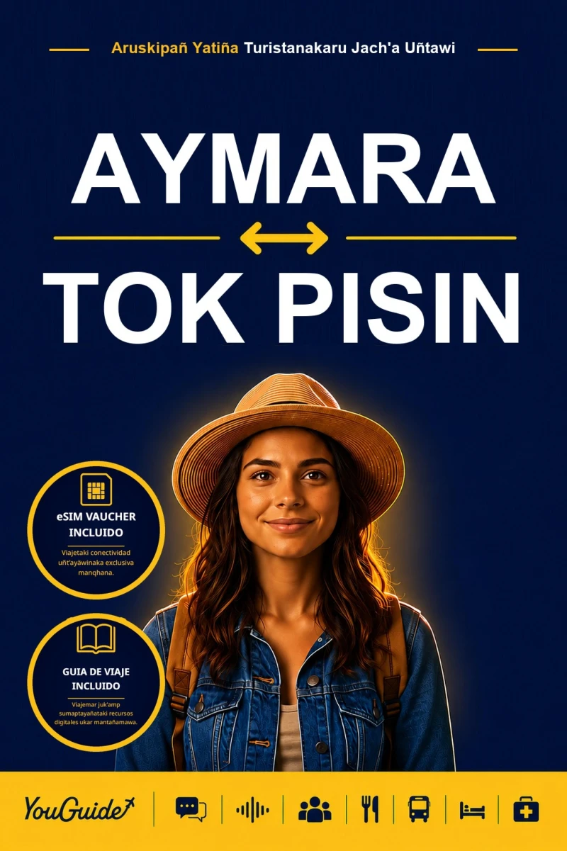 Portada: The Language Guide for Travelers - Aymara to Tok Pisin