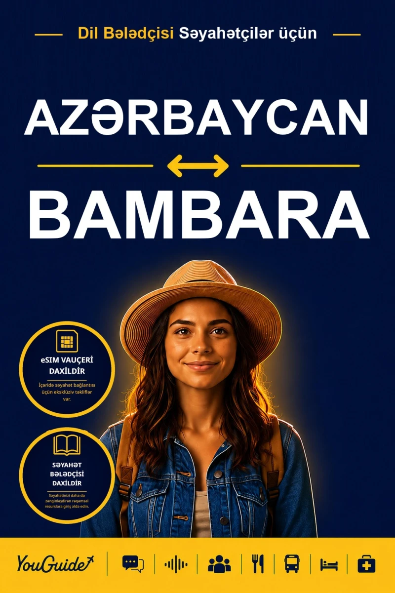 Portada: The Language Guide for Travelers - Azerbaijani to Bambara