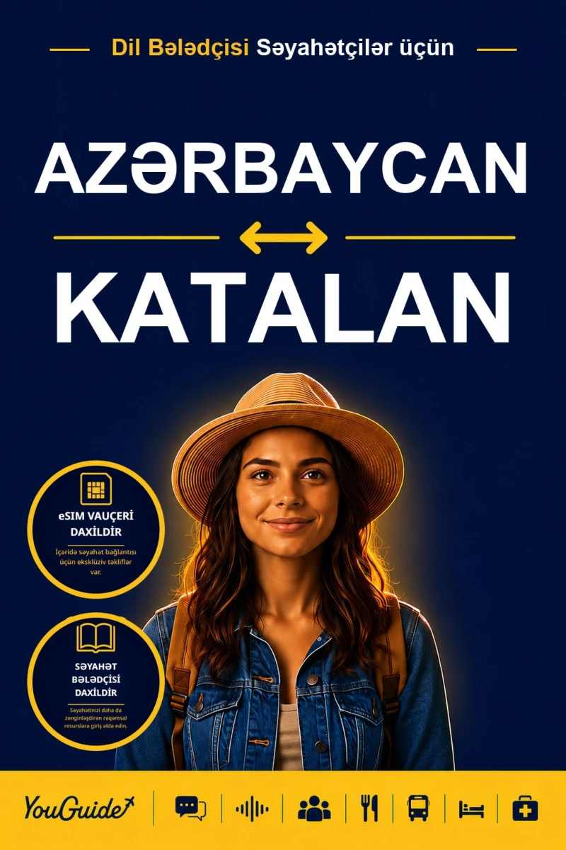 Portada: The Language Guide for Travelers - Azerbaijani to Catalan