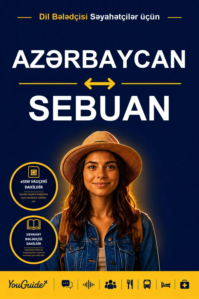 Portada: The Language Guide for Travelers - Azerbaijani to Cebuano