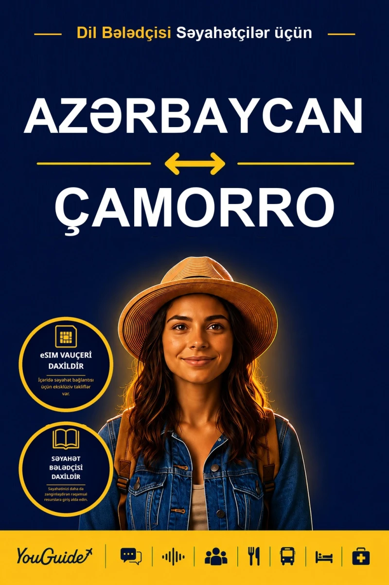 Portada: The Language Guide for Travelers - Azerbaijani to Chamorro