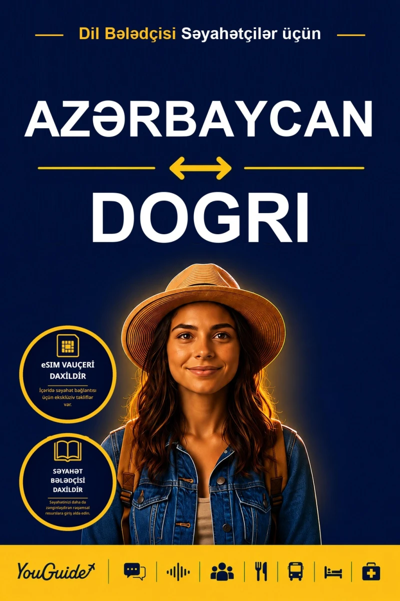 Portada: The Language Guide for Travelers - Azerbaijani to Dogri