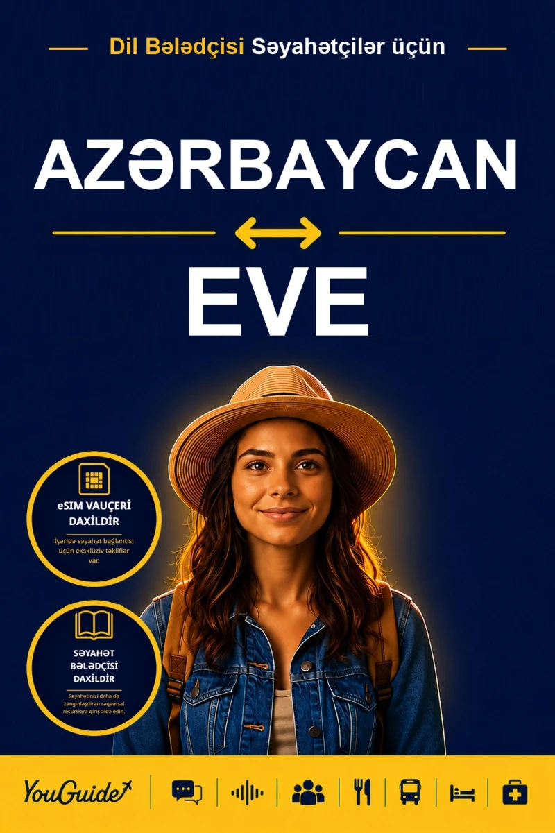 Portada: The Language Guide for Travelers - Azerbaijani to Ewe