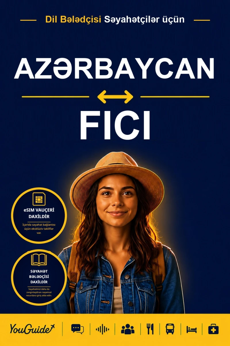 Portada: The Language Guide for Travelers - Azerbaijani to Fijian
