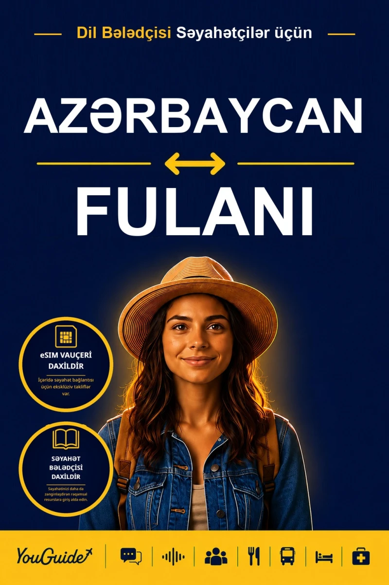 Portada: The Language Guide for Travelers - Azerbaijani to Fulani