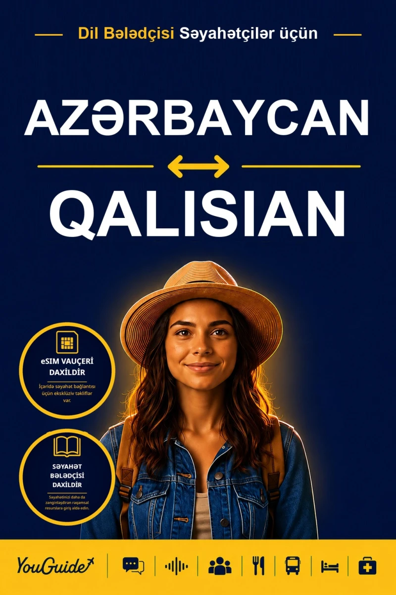 Portada: The Language Guide for Travelers - Azerbaijani to Galician