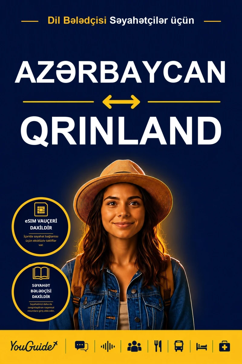 Portada: The Language Guide for Travelers - Azerbaijani to Greenlandic