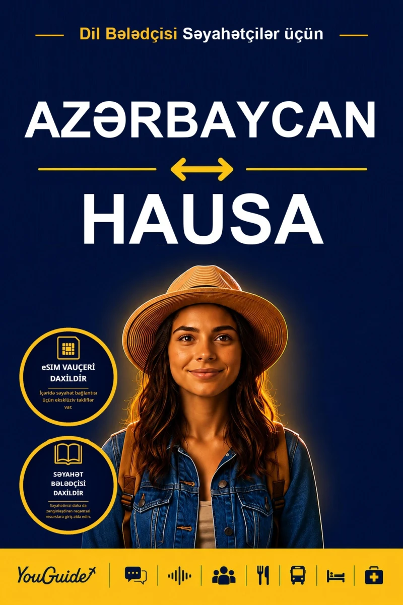 Portada: The Language Guide for Travelers - Azerbaijani to Hausa