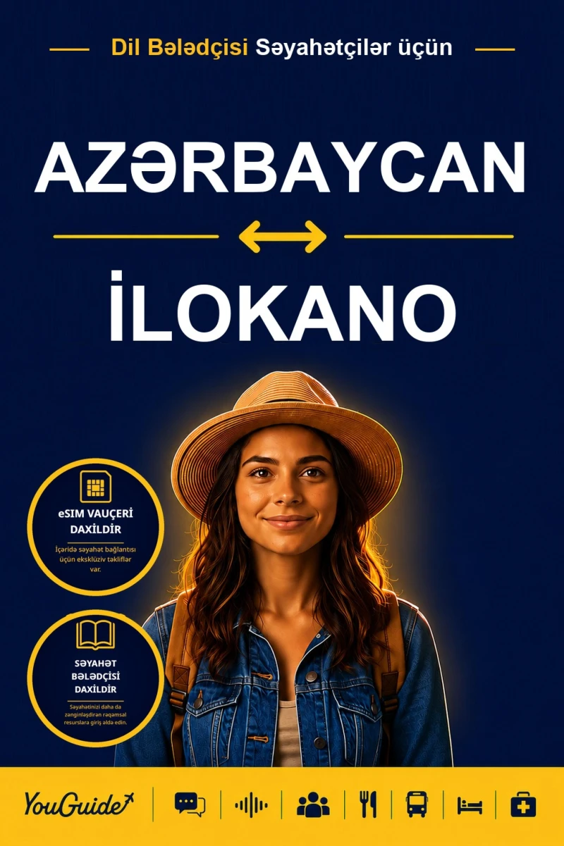 Portada: The Language Guide for Travelers - Azerbaijani to Ilocano