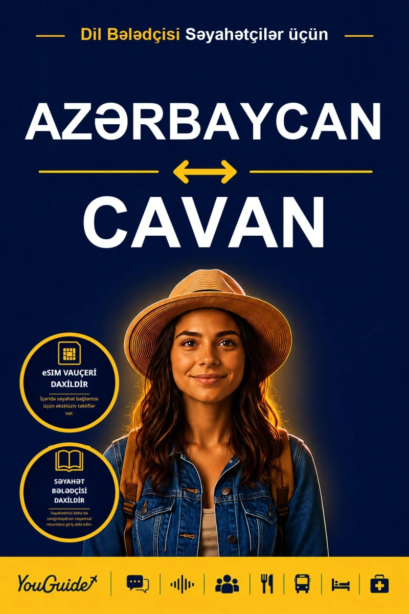 Portada: The Language Guide for Travelers - Azerbaijani to Javanese