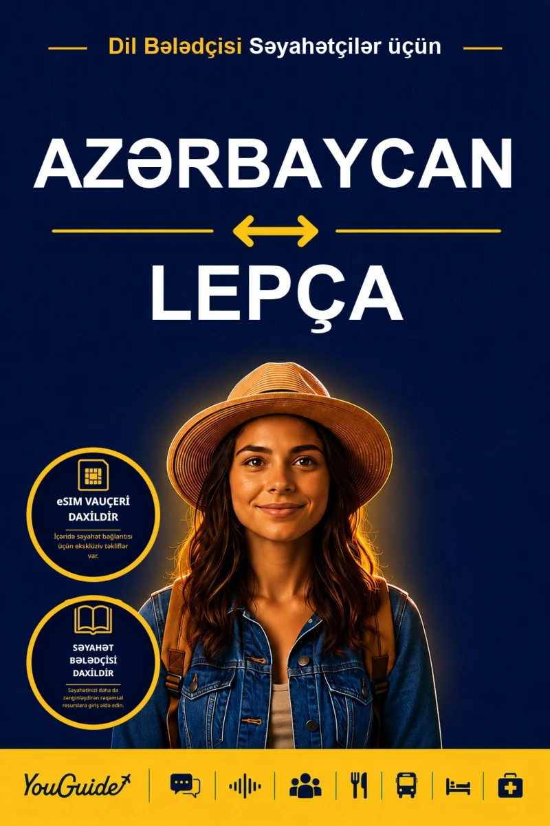 Portada: The Language Guide for Travelers - Azerbaijani to Lepcha