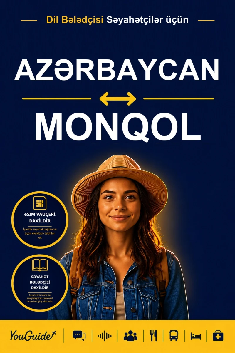 Portada: The Language Guide for Travelers - Azerbaijani to Mongolian