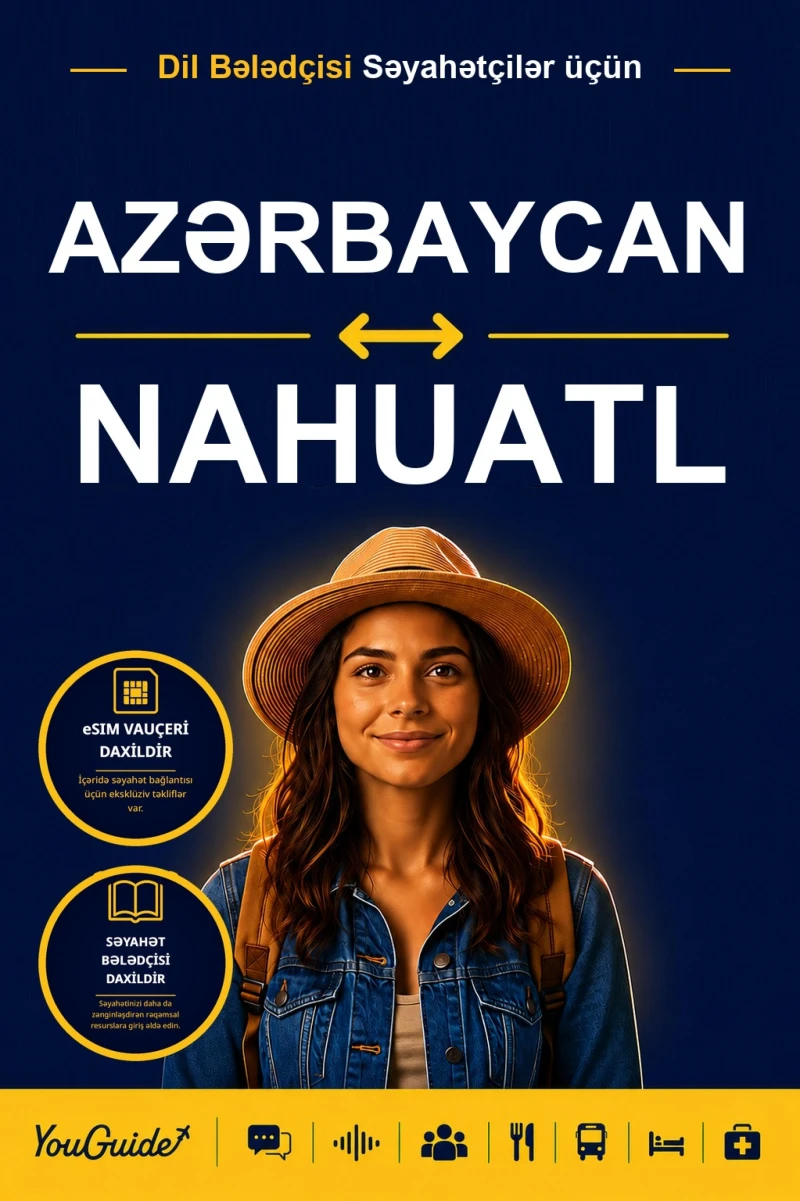 Portada: The Language Guide for Travelers - Azerbaijani to Nahuatl