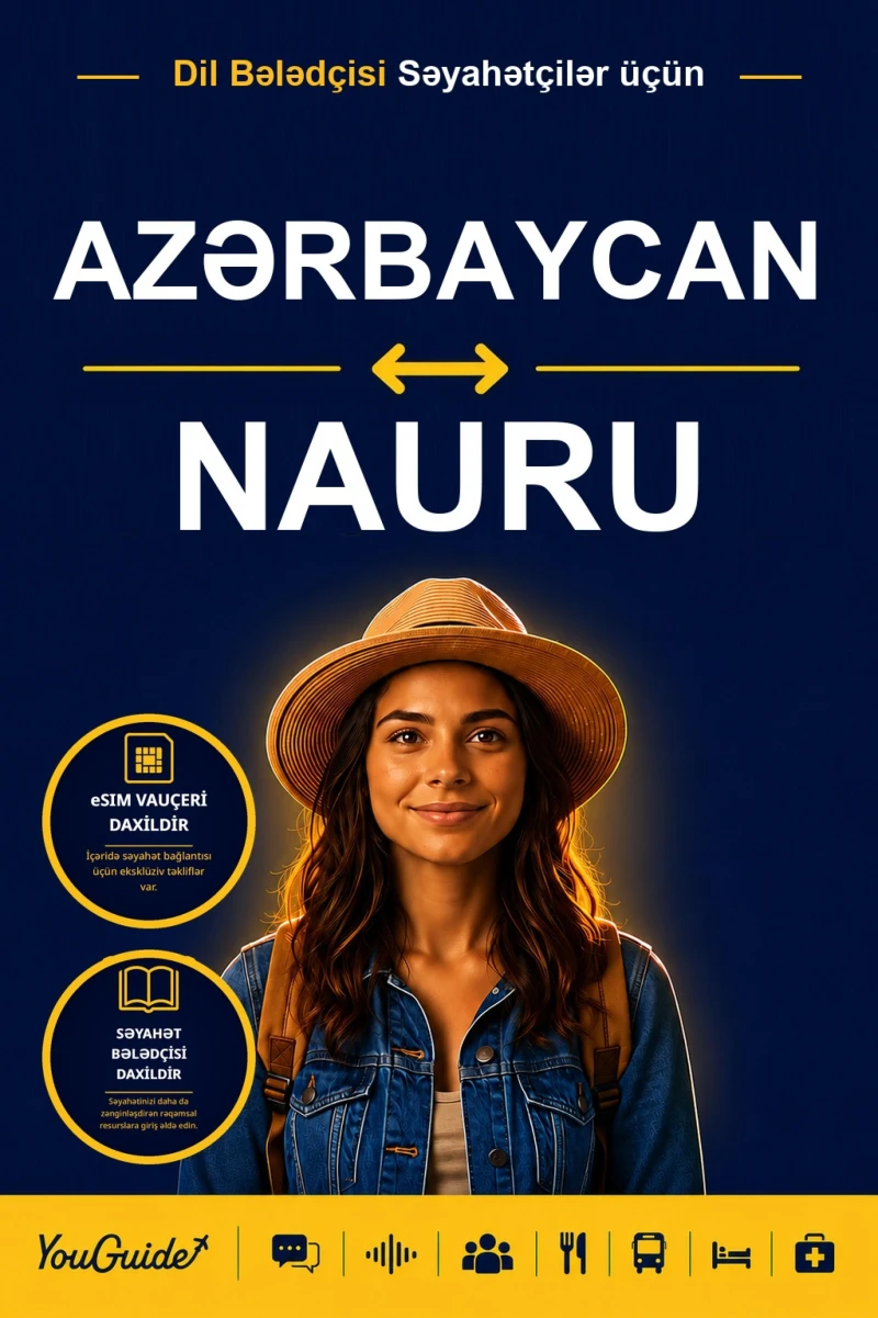 Portada: The Language Guide for Travelers - Azerbaijani to Nauruan