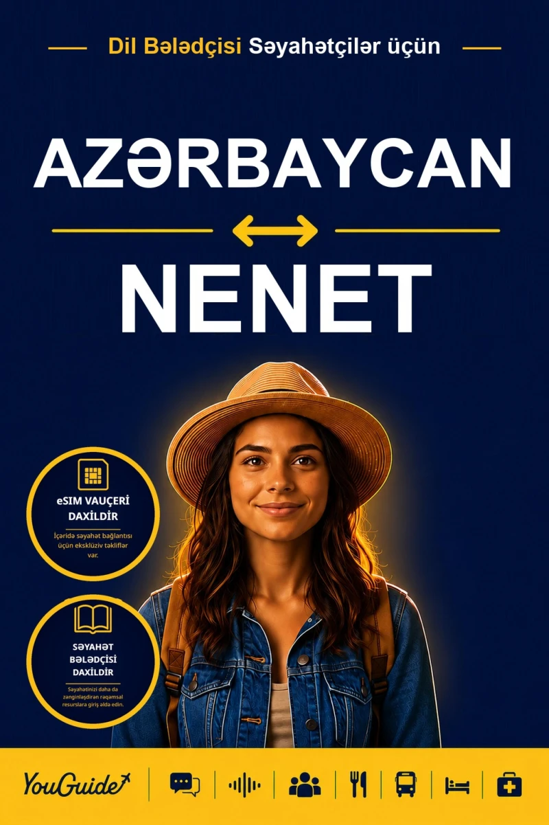 Portada: The Language Guide for Travelers - Azerbaijani to Nenets