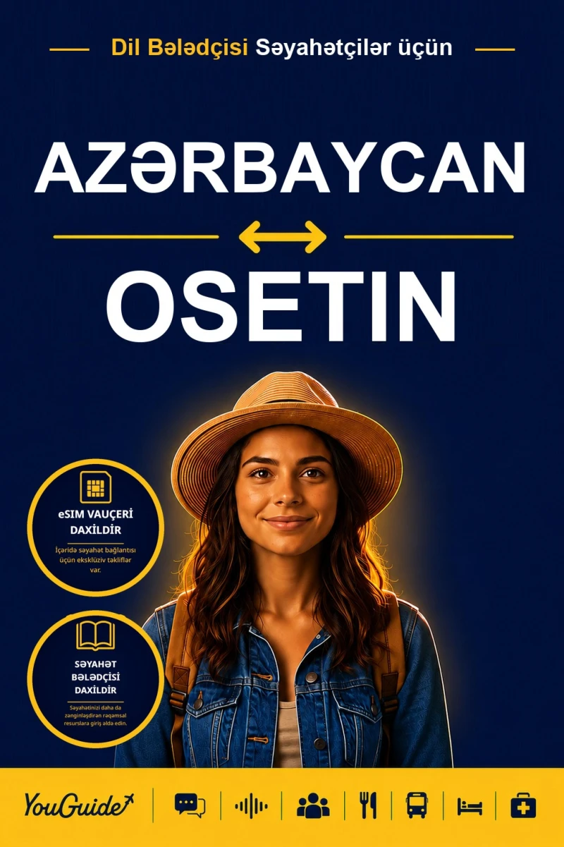 Portada: The Language Guide for Travelers - Azerbaijani to Ossetian