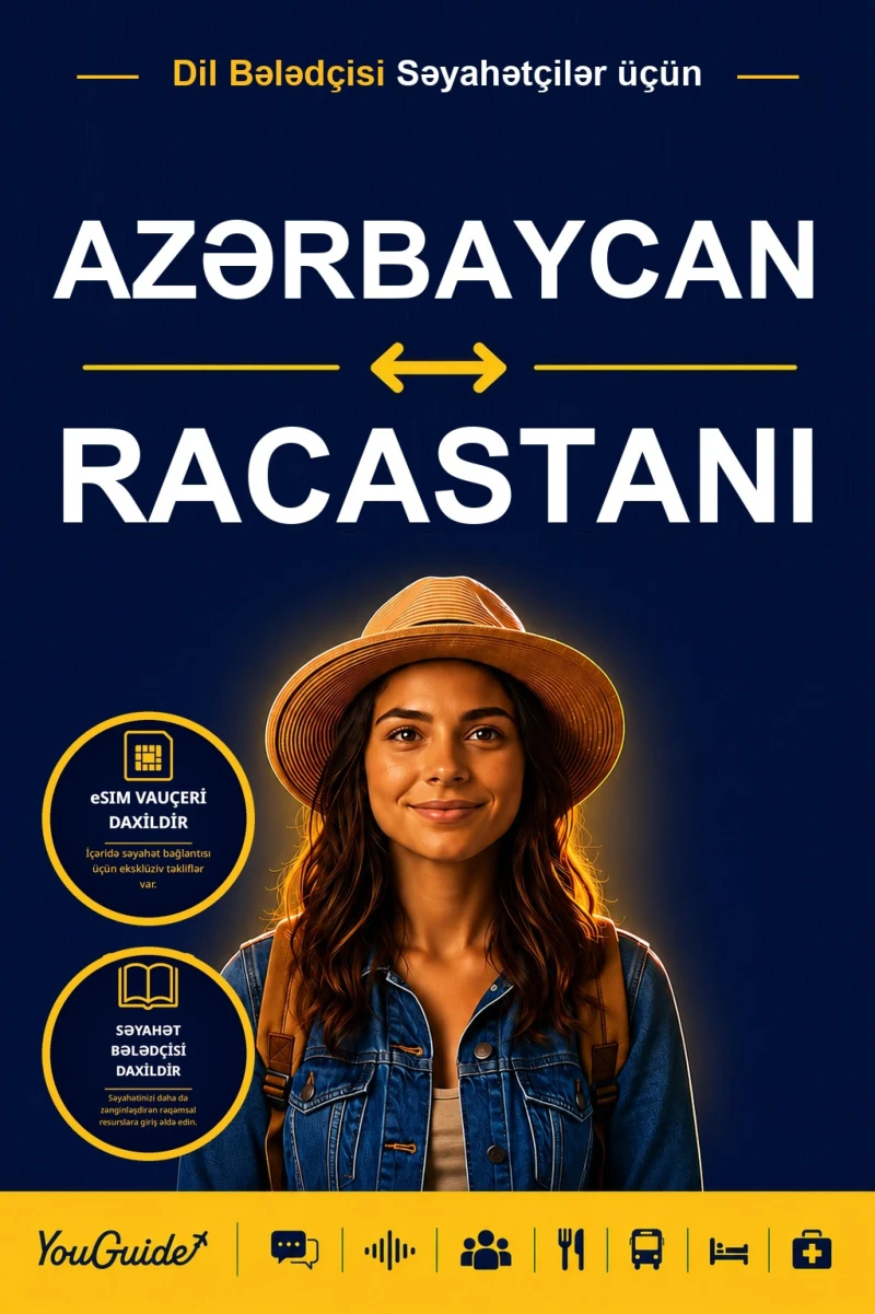 Portada: The Language Guide for Travelers - Azerbaijani to Rajasthani