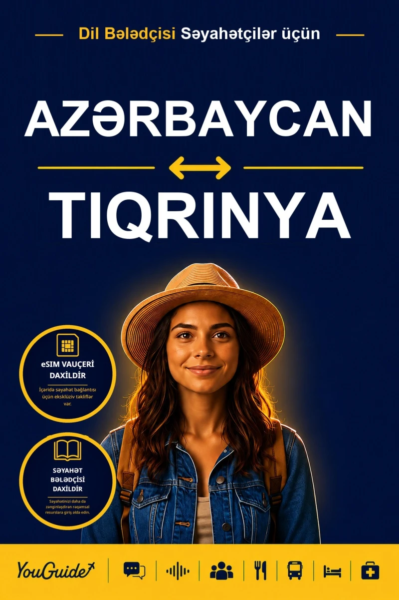 Portada: The Language Guide for Travelers - Azerbaijani to Tigrinya