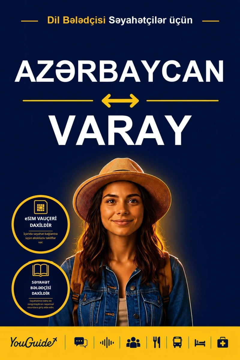 Portada: The Language Guide for Travelers - Azerbaijani to Waray