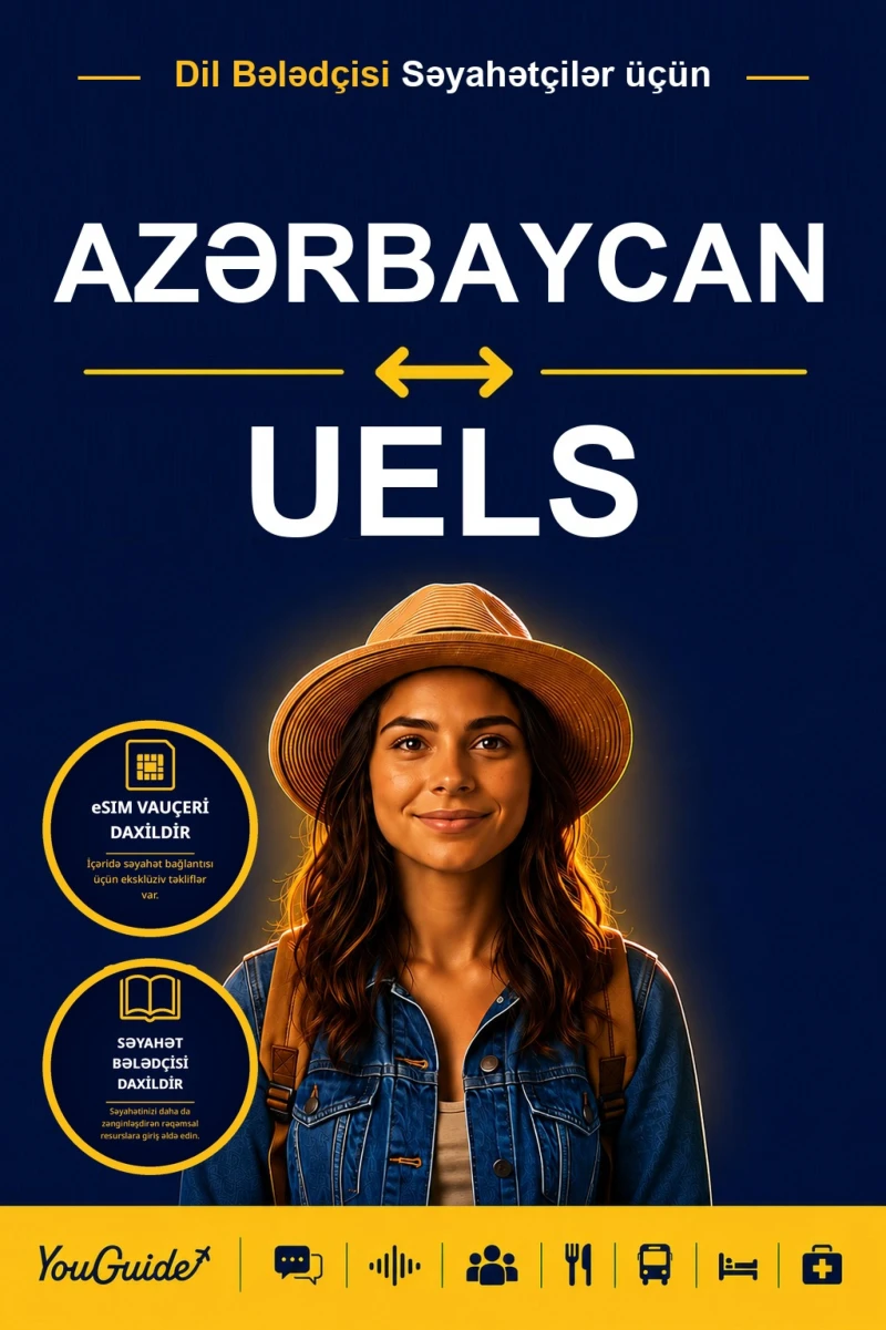 Portada: The Language Guide for Travelers - Azerbaijani to Welsh