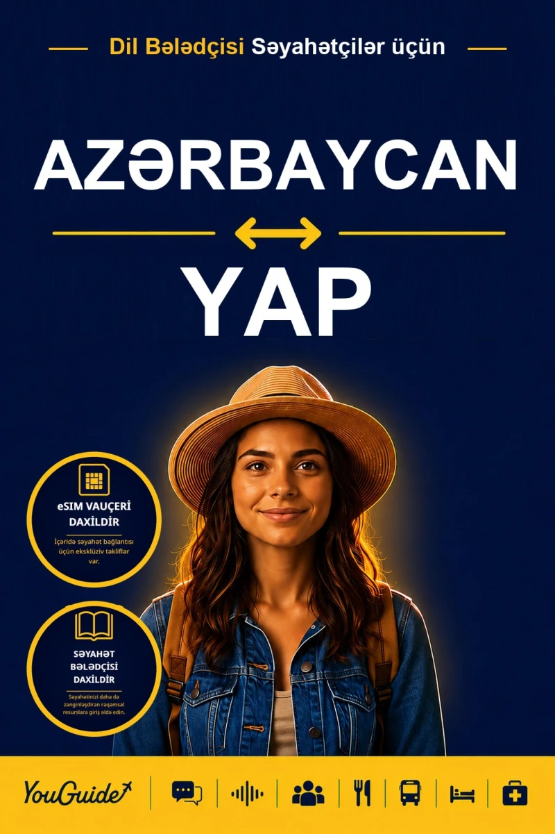 Portada: The Language Guide for Travelers - Azerbaijani to Yapese