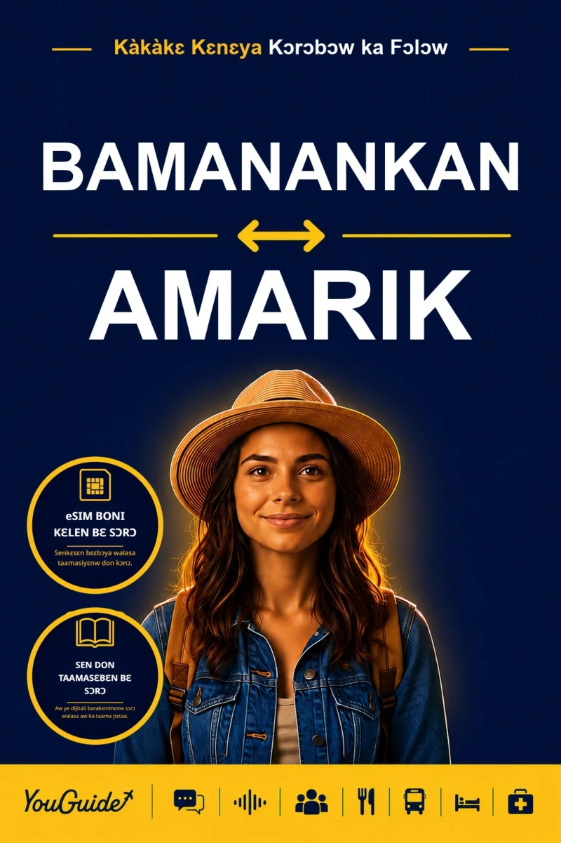 Portada: The Language Guide for Travelers - Bambara to Amharic