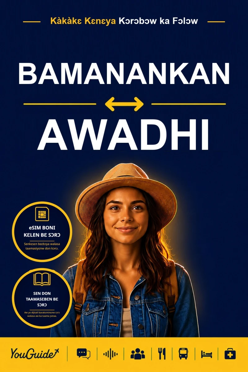 Portada: The Language Guide for Travelers - Bambara to Awadhi