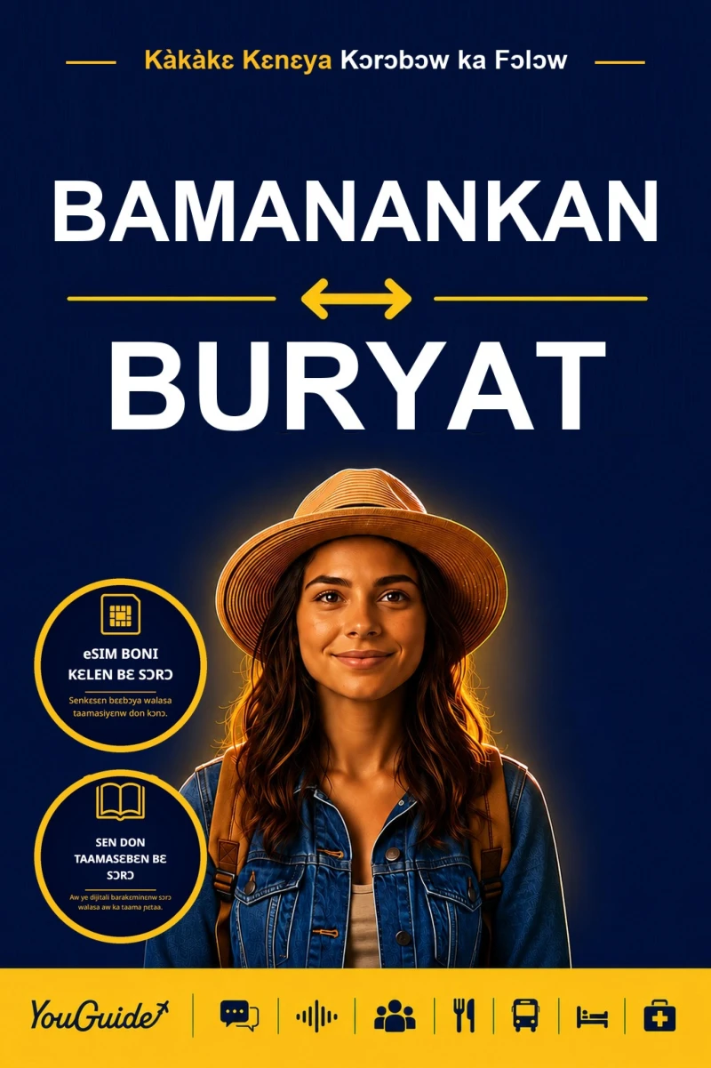 Portada: The Language Guide for Travelers - Bambara to Buryat