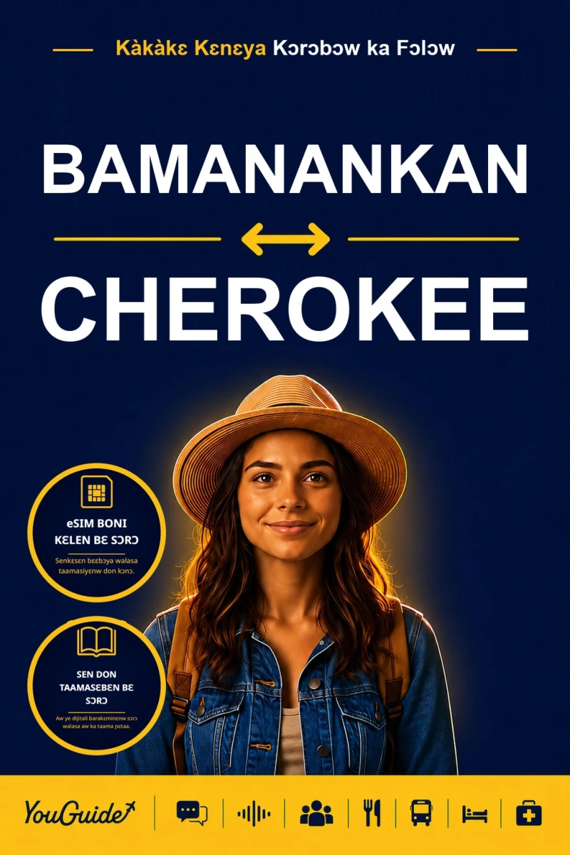 Portada: The Language Guide for Travelers - Bambara to Cherokee