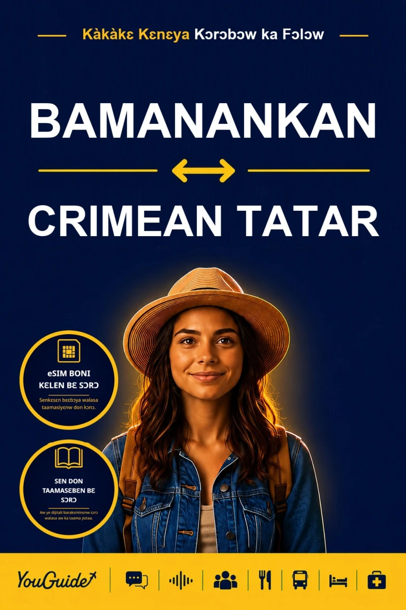 Portada: The Language Guide for Travelers - Bambara to Crimean Tatar