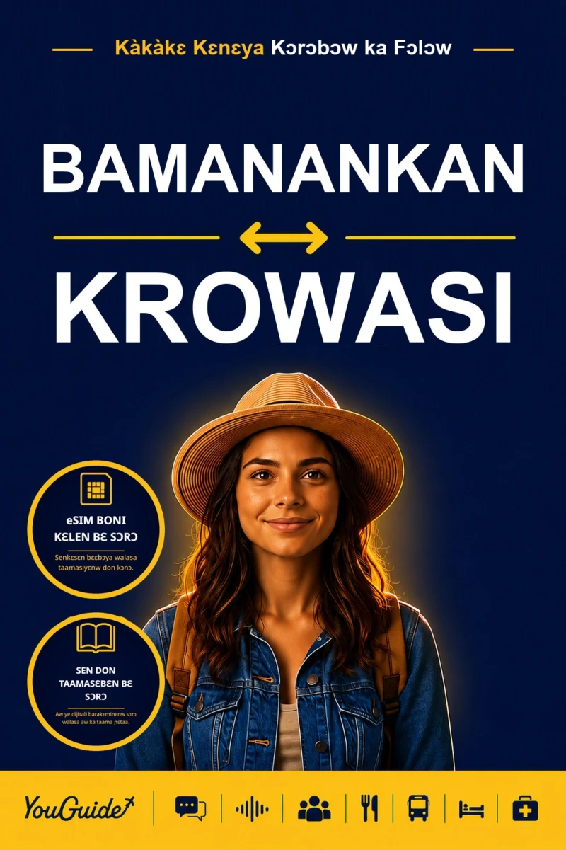 Portada: The Language Guide for Travelers - Bambara to Croatian
