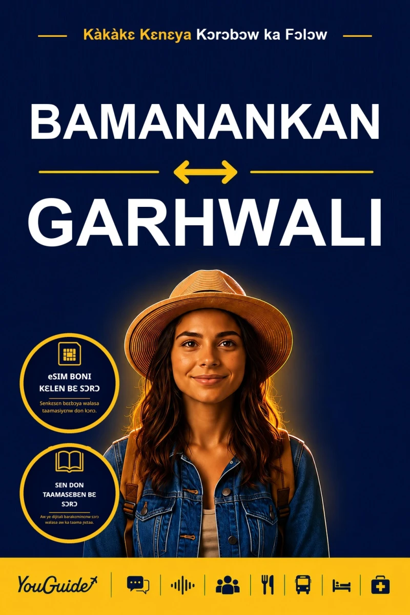 Portada: The Language Guide for Travelers - Bambara to Garhwali