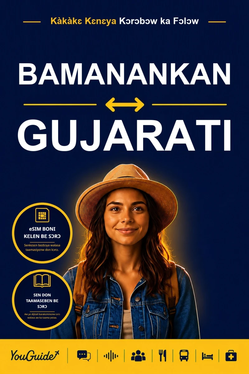 Portada: The Language Guide for Travelers - Bambara to Gujarati