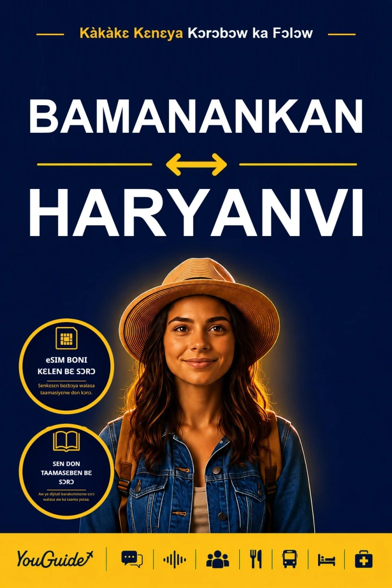 Portada: The Language Guide for Travelers - Bambara to Haryanvi