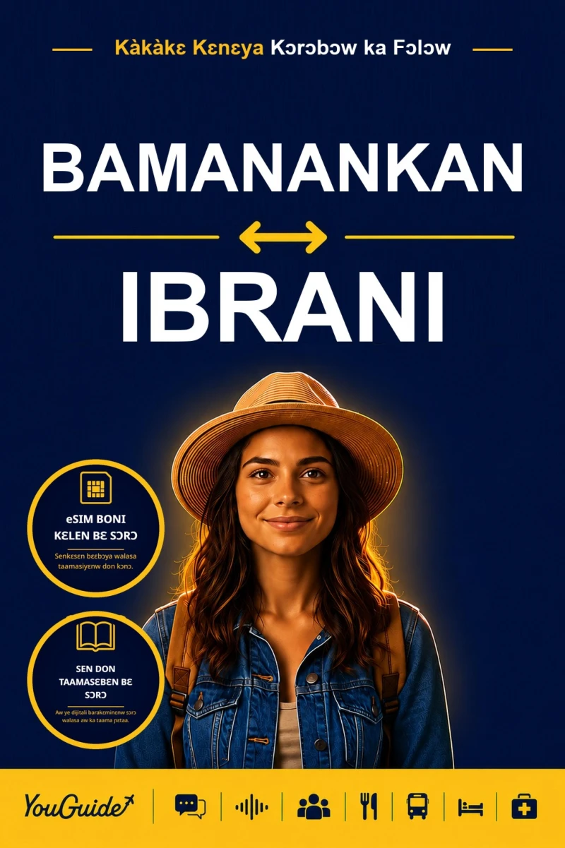 Portada: The Language Guide for Travelers - Bambara to Hebrew