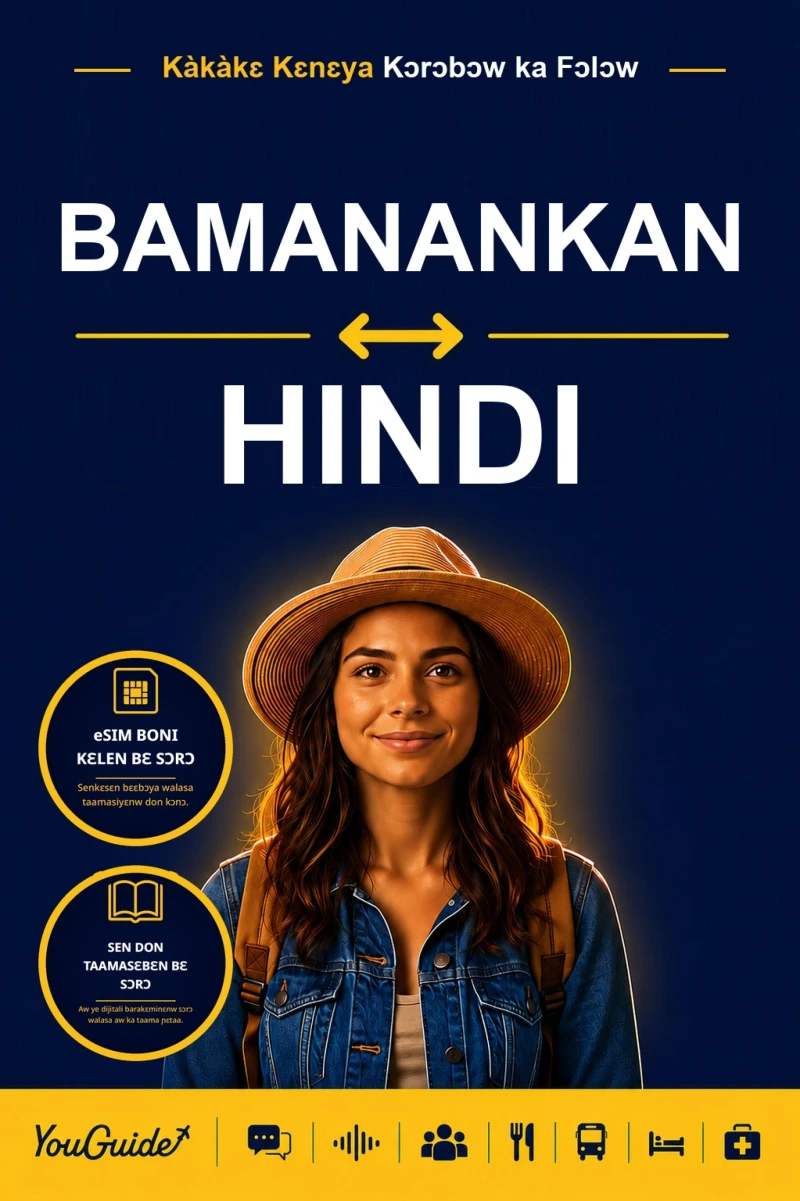 Portada: The Language Guide for Travelers - Bambara to Hindi