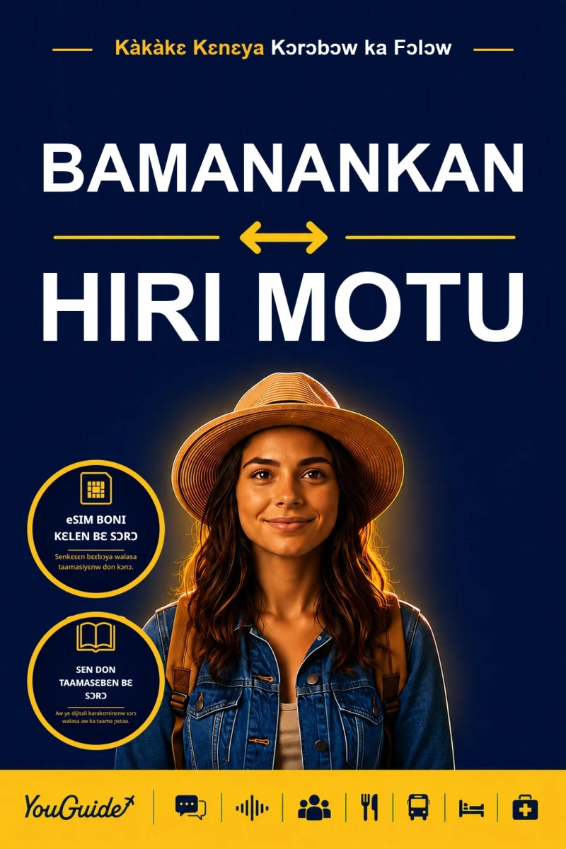 Portada: The Language Guide for Travelers - Bambara to Hiri Motu