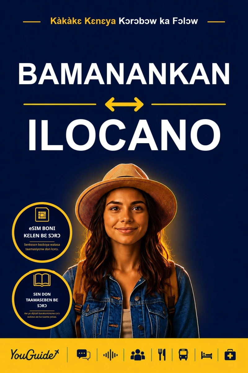 Portada: The Language Guide for Travelers - Bambara to Ilocano