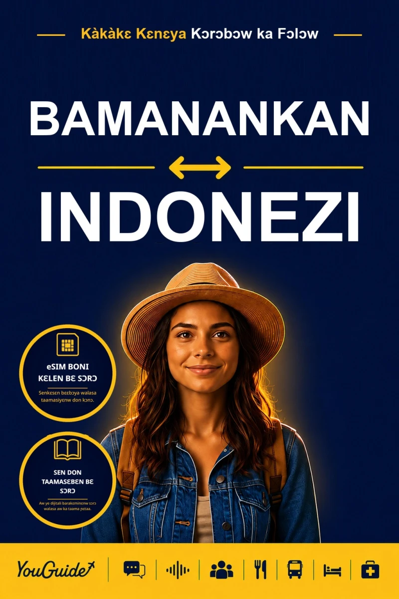 Portada: The Language Guide for Travelers - Bambara to Indonesian