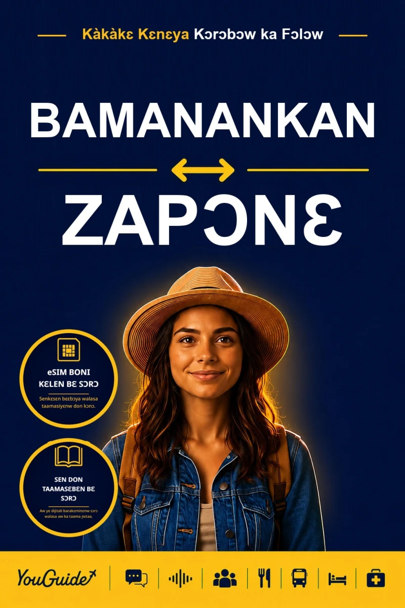 Portada: The Language Guide for Travelers - Bambara to Japanese