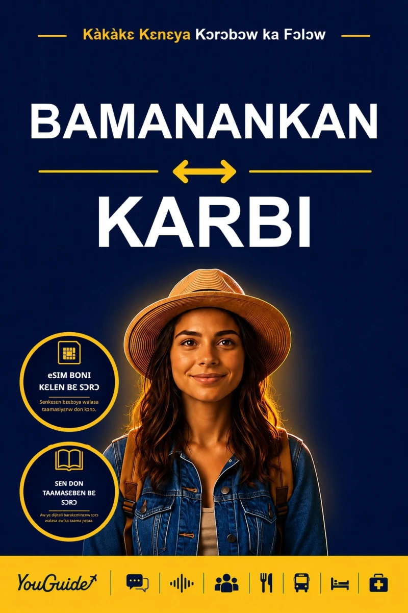 Portada: The Language Guide for Travelers - Bambara to Karbi