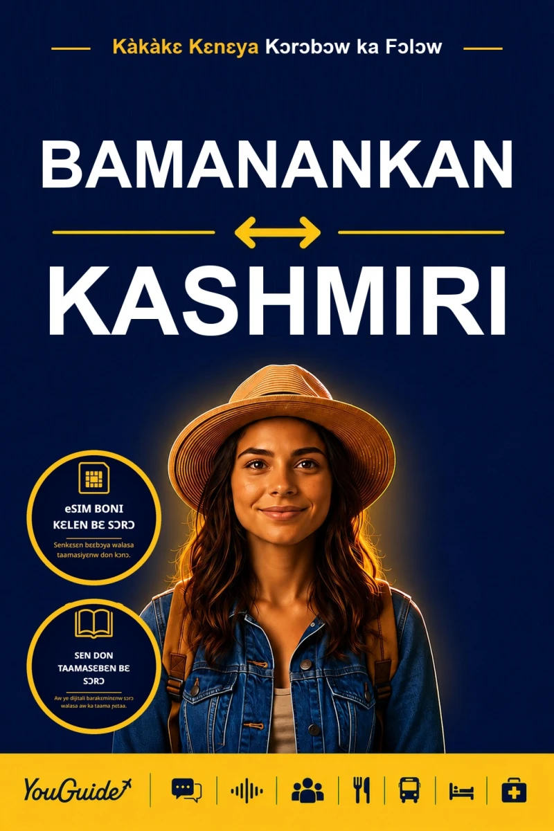 Portada: The Language Guide for Travelers - Bambara to Kashmiri