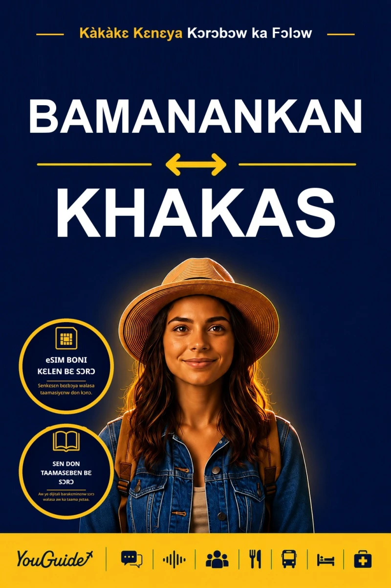 Portada: The Language Guide for Travelers - Bambara to Khakas