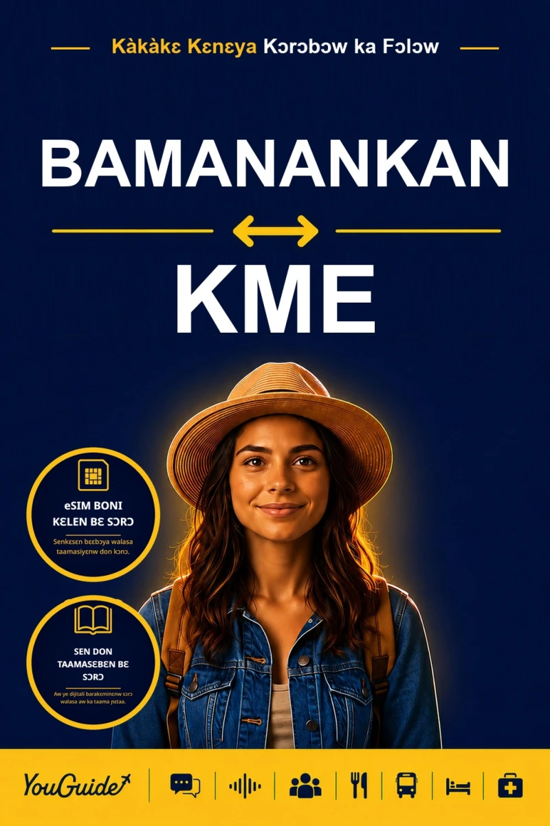 Portada: The Language Guide for Travelers - Bambara to Khmer