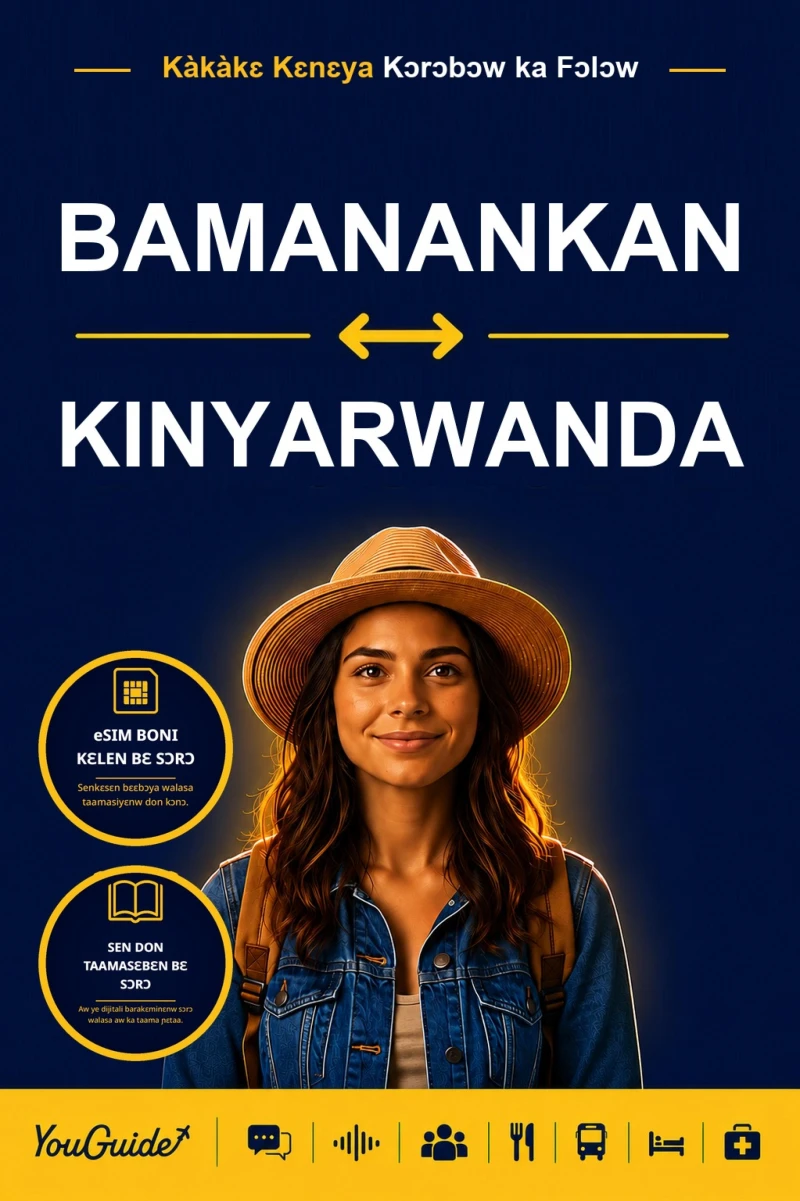 Portada: The Language Guide for Travelers - Bambara to Kinyarwanda