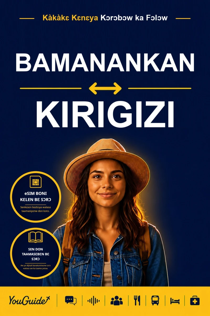 Portada: The Language Guide for Travelers - Bambara to Kyrgyz