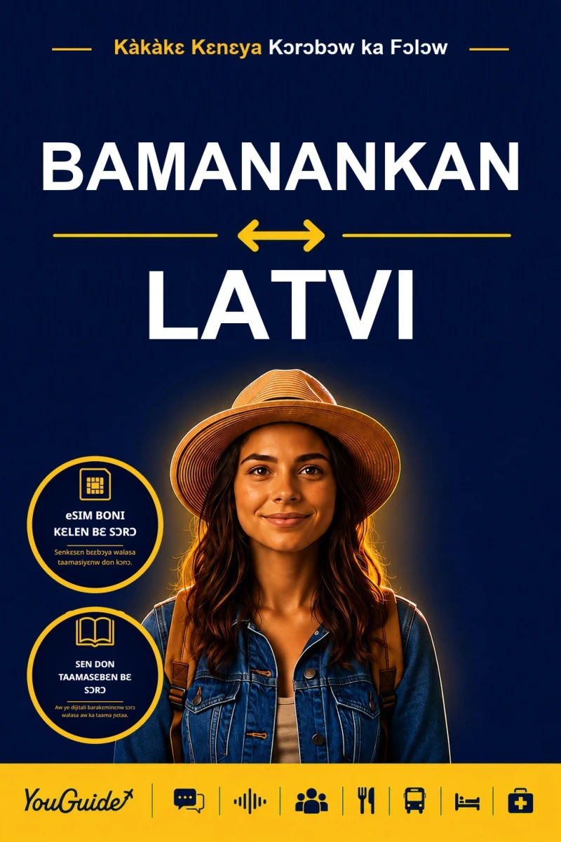 Portada: The Language Guide for Travelers - Bambara to Latvian