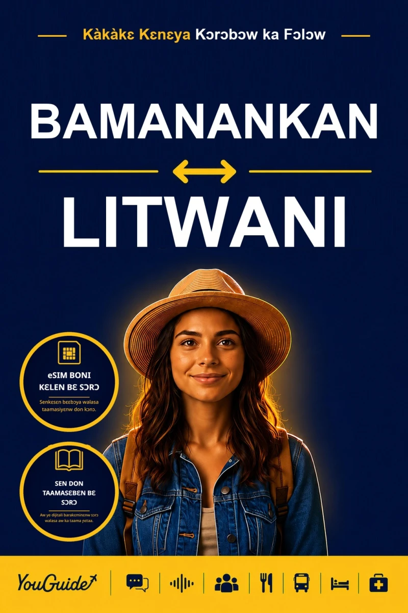 Portada: The Language Guide for Travelers - Bambara to Lithuanian